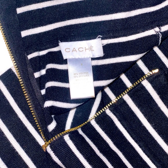 Cache Striped Pencil Skirt - Picture 2 of 3